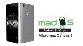 Oppdater MadOS på Micromax Canvas 5 Android 8.1 Oreo basert på AOSP (MT6753)