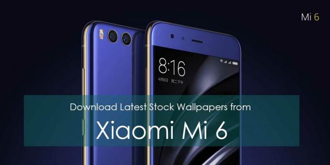 הורד את רקעי המניות האחרונים מ- Xiaomi Mi 6