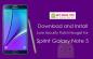 Télécharger Installer N920PVPS3DQF1 Patch de sécurité de juin Nougat sur Sprint Galaxy Note 5