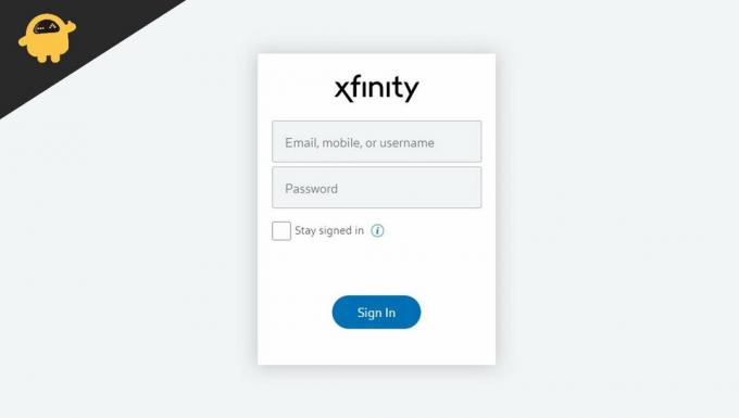 Sådan logger du på Xfinity Comcast-e-mail-konto eller telefonsvarer