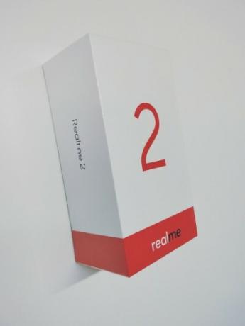 Imagem da caixa de varejo Oppo Realme 2