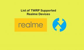 Realme उपकरणों के लिए समर्थित TWRP रिकवरी की सूची