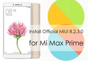 Stáhněte si a nainstalujte MIUI 8.2.3.0 Global Stable ROM pro Mi Max Prime