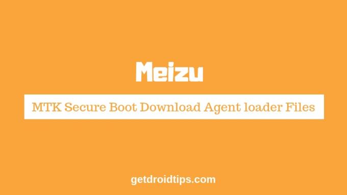 Baixar arquivos do carregador do agente de download de inicialização segura Meizu MTK [MTK DA]
