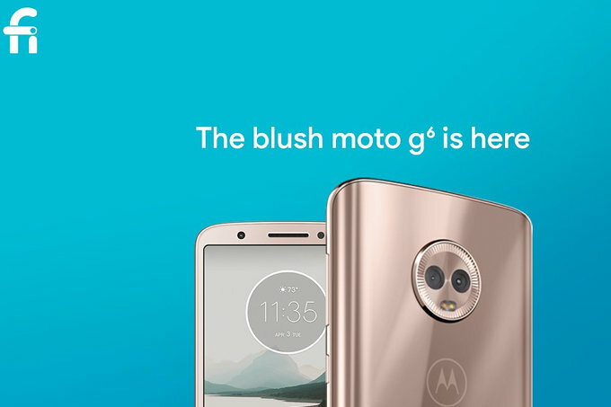 Varianta Blush Moto G6