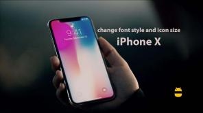 Sådan ændres skrifttypestil og ikonstørrelse på iPhone X