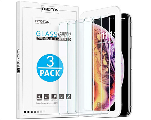 1 OMOTON-HD-skärmskydd för iPhone-Xs-Max