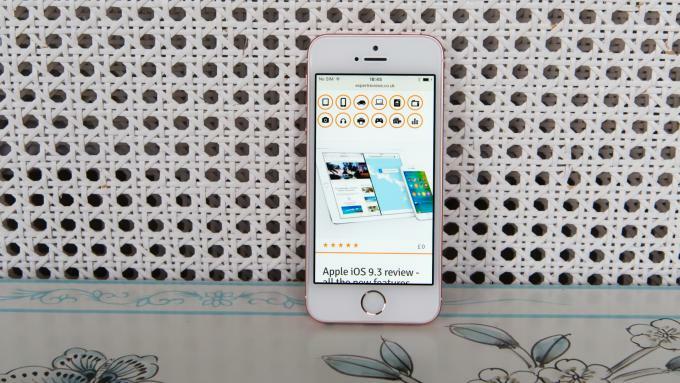 Apple iPhone SE iOS, TouchID, lagring og konklusjon