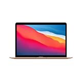 Изображение нового Apple MacBook Air с чипом Apple M1 (13 дюймов, 8 ГБ ОЗУ, 256 ГБ SSD) - золото (последняя модель)