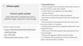 Galaxy Note 8 Druga pita posodobitev se je začela premikati: N950FXXU5ZSAB
