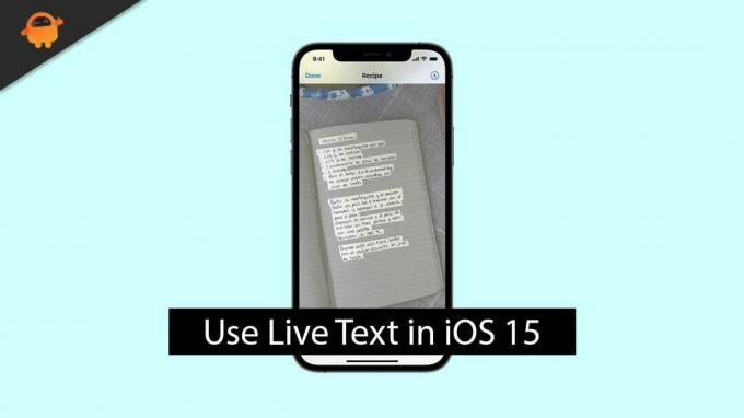 Izmantojiet tiešraides tekstu operētājsistēmā iOS 15