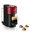 תמונה של Nespresso Vertuo Next Basic מכונת קפה XN910540, אדום בהיר, מאת KRUPS, 1500 וואט, 1.1 ליטר -תבע 100 כמוסות קפה בתוספת מנוי קפה למשך חודשיים (1 ו -6) בחינם כאשר אתה קונה את זה מוצר