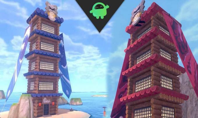 Vyberte si Tower of Water alebo Darkness In Pokemon Sword & Shield Isle Of Armour