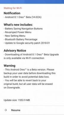 يتم طرح تحديث Android 8.1 Oreo Beta V4.82A لهاتف Nokia 8 الآن