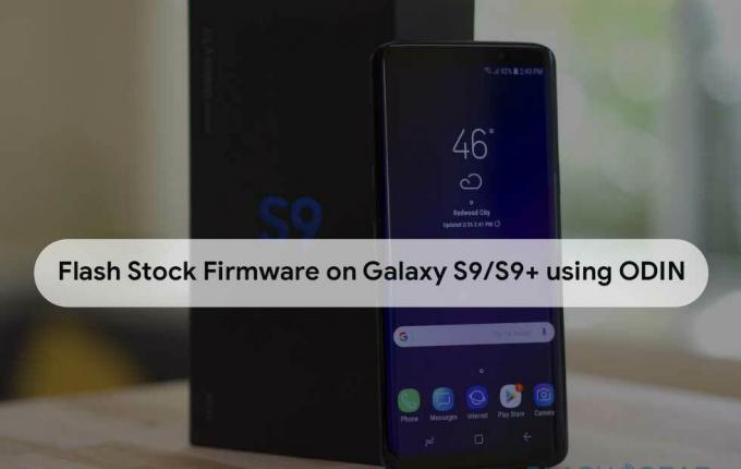 Flash Stock firmware på Samsung Galaxy S9 og S9 + ved hjelp av ODIN