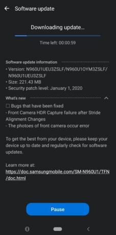 Galaxy Note 9 beta en ui 2.0