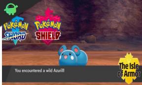 Hvor finder man Azurill i Pokemon Sword and Shield Isle of Armor
