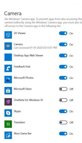 Sådan stoppes apps fra at få adgang til kamera på Windows 10