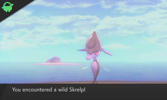 Skrelp في Pokemon Sword & Shield Isle of Armor