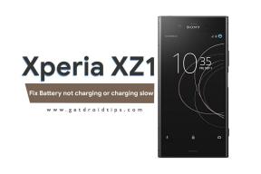 Sådan repareres Batteri oplades ikke eller oplades langsomt på Xperia XZ1