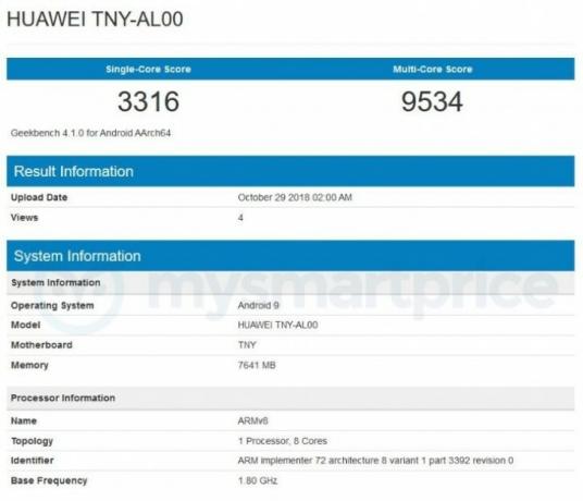 Huawei Honor Magic 2 upptäcktes på Geekbench före officiell avtäckning