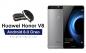 تنزيل تحديث Huawei Honor V8 B520 Oreo [KNT- يونيو 2018 Security]