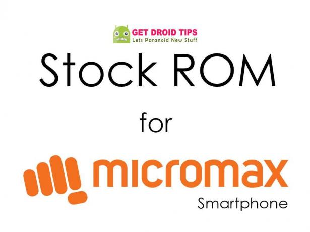 Installer la ROM stock sur Micromax Q375 (firmware officiel)