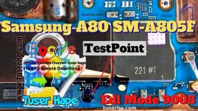 „Samsung Galaxy A80 SM-A805F ISP PinOUT“