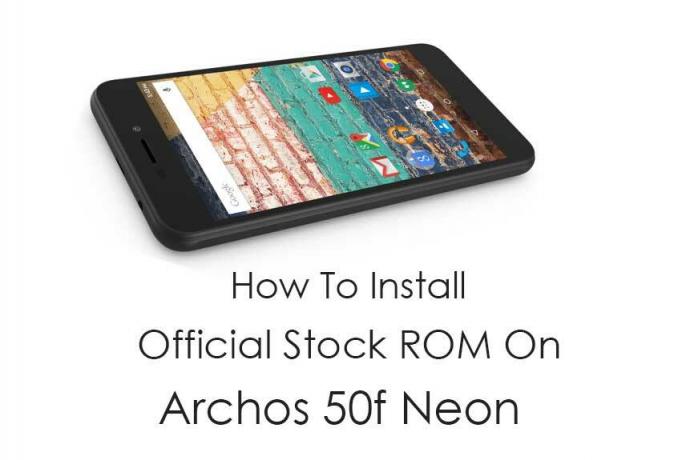Ametliku varude ROM-i installimine Archos 50f Neonile (Android 7.0 Nougat)