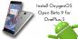 Lejupielādējiet un instalējiet OxygenOS Open Beta 9 priekš OnePlus 3