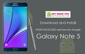 Preuzmi Instaliraj N920CXXU3CQD2 travanj Sigurnost Nougat za Galaxy Note 5 SM-N920C