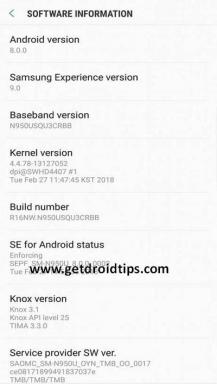 Stáhnout N950USQU3CRBB Stock Android Oreo na AT&T Galaxy Note 8