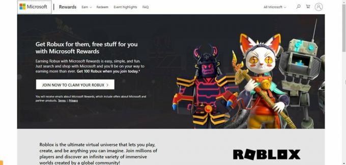 Rejoignez le programme Microsoft Robux Card