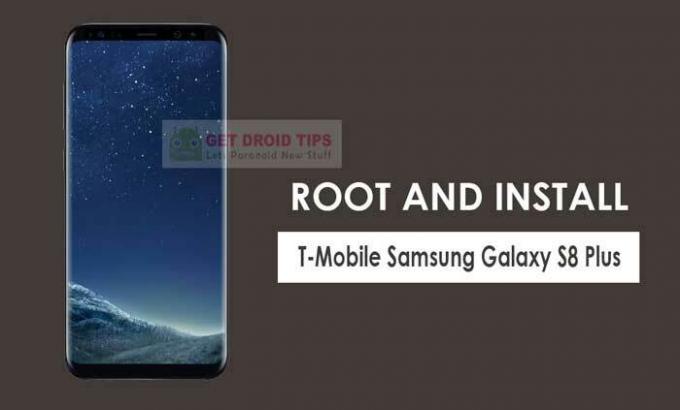 Slik roter og installerer du TWRP-gjenoppretting for T-Mobile Samsung S8 Plus SM-G955U