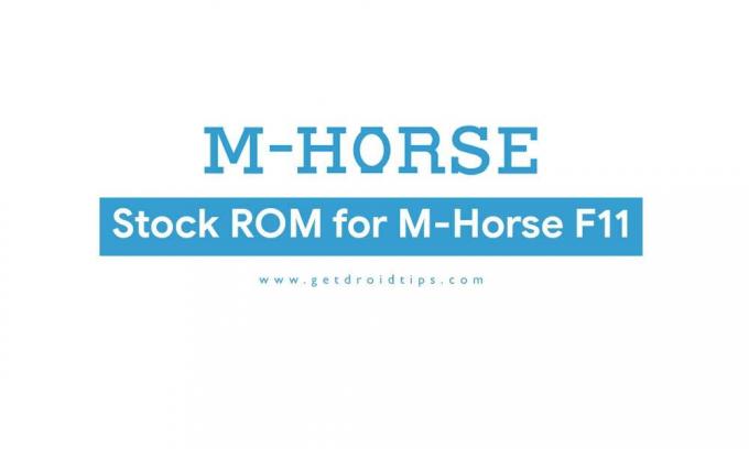 Ako nainštalovať Stock ROM na M-Horse F11 [Firmware Flash File