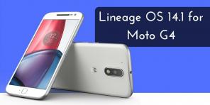 Lataa ja asenna epävirallinen Lineage Os 14.1 Moto G4: lle