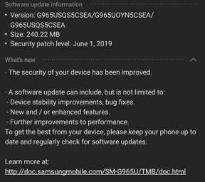 Λήψη T-Mobile Galaxy S9 Ιουνίου 2019 Ενημέρωση ασφαλείας: G960USQS5CSEA και G965USQS5CSEA