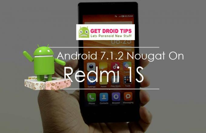 Stiahnite si Nainštalujte oficiálny Android 7.1.2 Nougat On Redmi 1S (Custom ROM, AICP)
