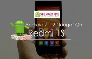 Redmi 1S'de Resmi Android 7.1.2 Nougat'ı Yükleyin (Özel ROM, AICP)