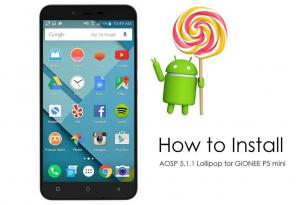 Prenesite in namestite AOSP 5.1.1 Lollipop za GiONEE P5 mini