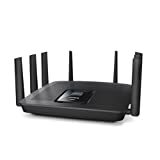 Slika Linksys Max-Stream AC5400 MU-MIMO Fast Wireless Tri-Band WiFi Router for Home (4K UHD Streaming and Gaming, 4 Gigabit Ethernet Ports), črna