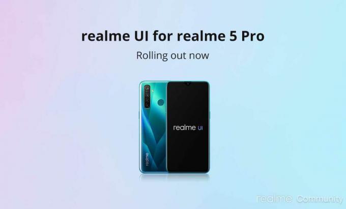 Realme Q / Realme 5 Pro Android 10 Realme UI 1.0 käyttöön: RMX1971EX_11_C.01