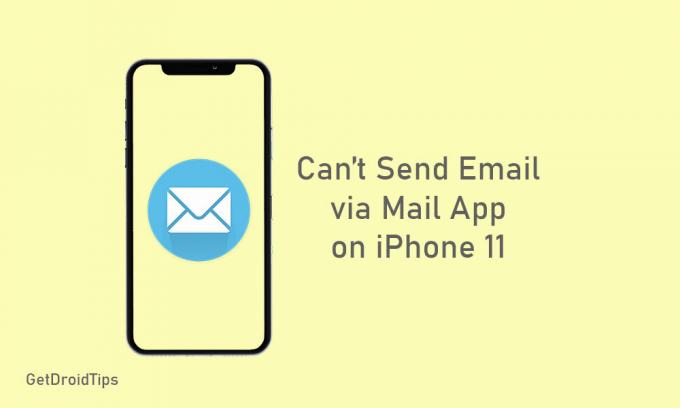 Ne morem poslati e-pošte prek aplikacije Mail na iPhone 11 - Kako popraviti