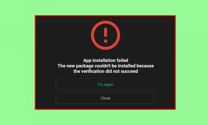 Correction d'une erreur d'échec de vérification sur Android 11