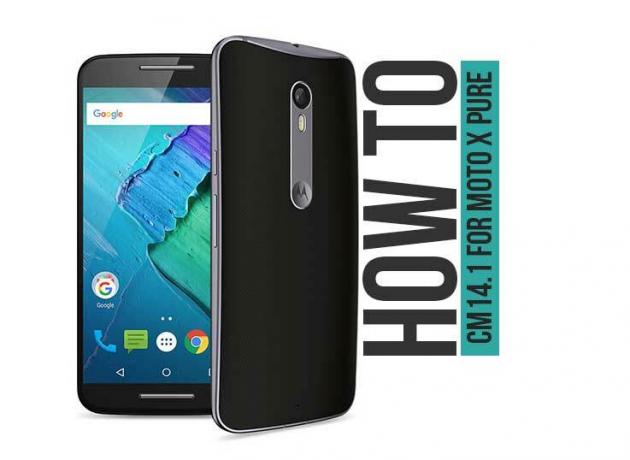 Kuidas installida Android 7.1 Nougat Official CM14.1 Moto X Pure jaoks