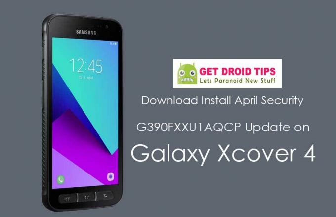 Download Installeer April Security G390FXXU1AQCP op Galaxy Xcover 4
