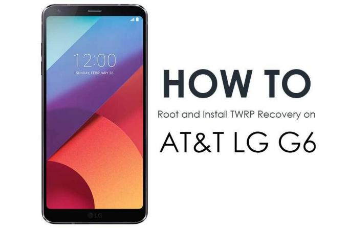 Kaip išrauti ir įdiegti TWRP atkūrimą „AT&T LG G6“