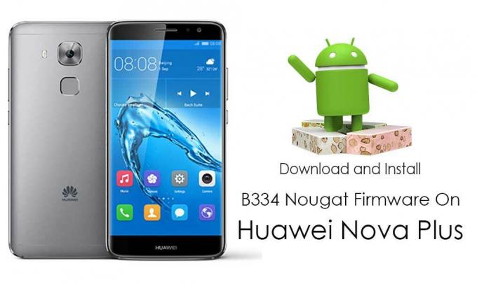 Installige B334 Nougati püsivara Huawei Nova Plus (EMUI 5.0)