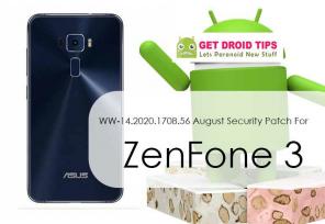 Scarica WW-14.2020.1708.56 Patch di sicurezza di agosto per ZenFone 3 (Nougat)