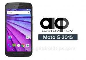 Téléchargez et mettez à jour AICP 13.1 sur Moto G 2015 (Android 8.1 Oreo)